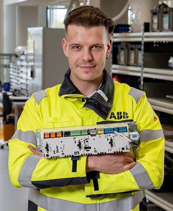 Anton Yatskiv ABB sagedusmuundurite tehase kvaliteedianalüüsi labori juht